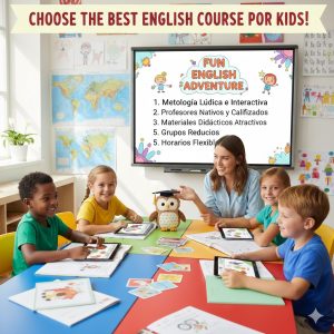 Cómo elegir el mejor curso básico de inglés para niños