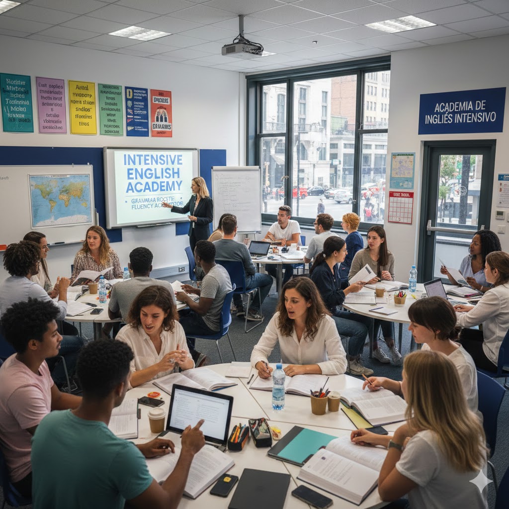 Qué es exactamente una academia de inglés intensivo