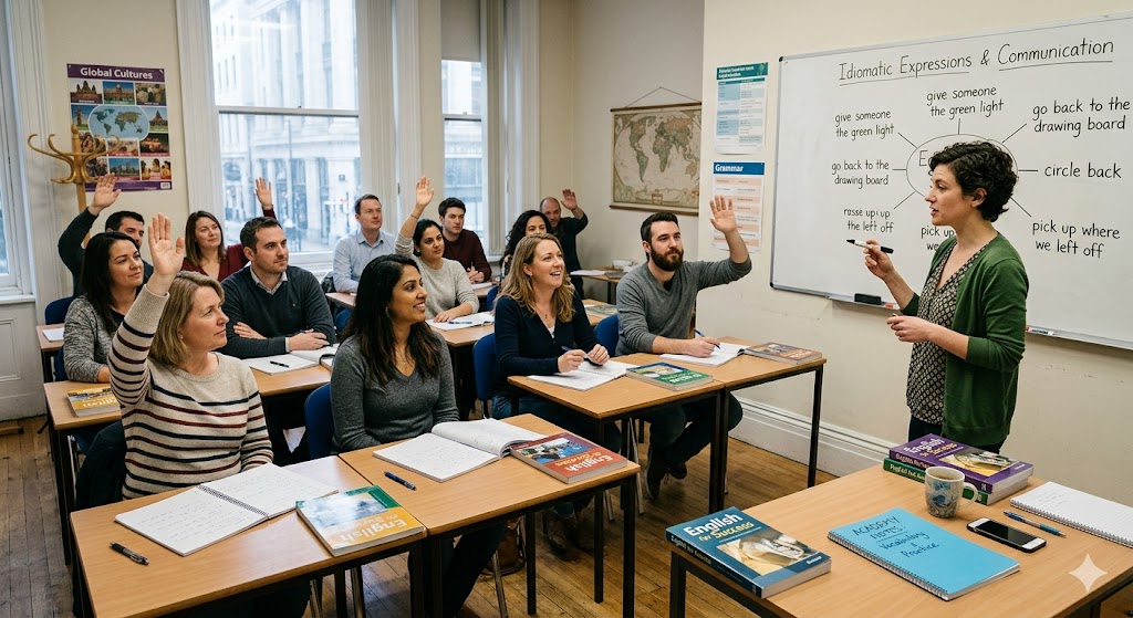 Academia de inglés presencial: beneficios reales para aprender el idioma